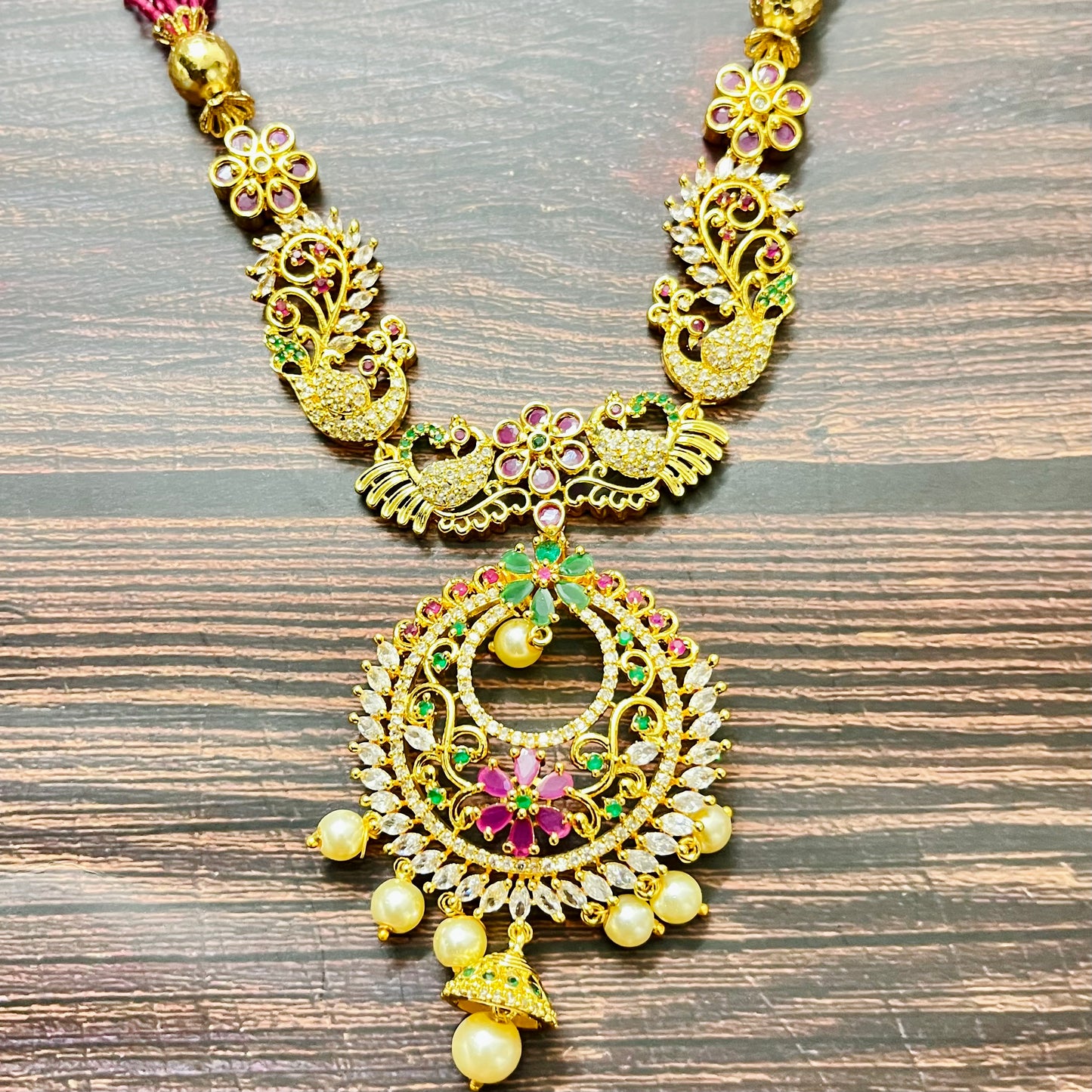 Amara Gold-Toned Haram - MATSYA BOUTIQUE