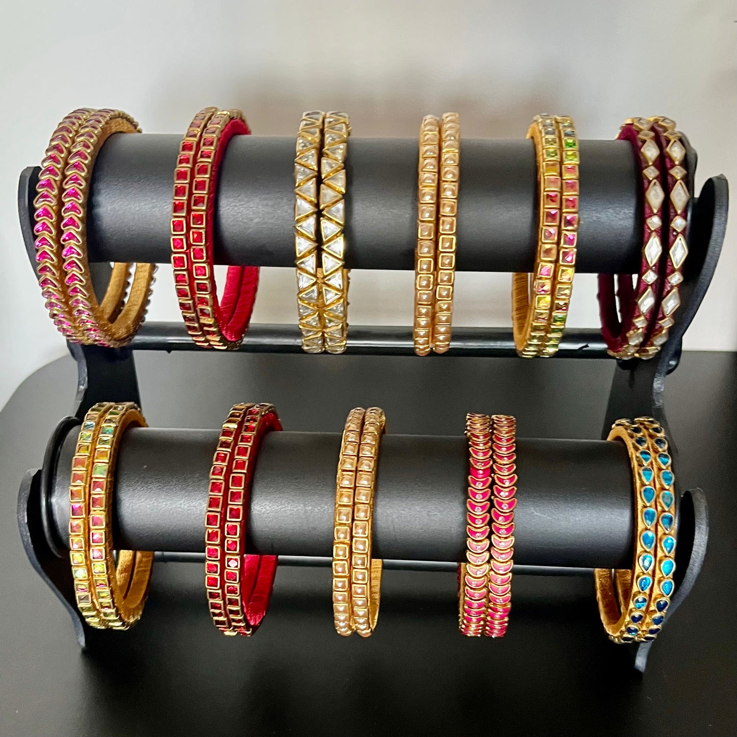 kundan bangles, single line kundan bangles, return gift bangles, wedding return gifts, party wear bangles, festive bangles, traditional bangles, colorful kundan bangles, lightweight bangles, handmade bangles, bridal accessories, mehendi favors, haldi return gifts, indian wedding gifts, ethnic jewelry, silk thread bangles, kundan jewelry, matsya boutique bangles, fancy bangles for women, return gifts for ladies