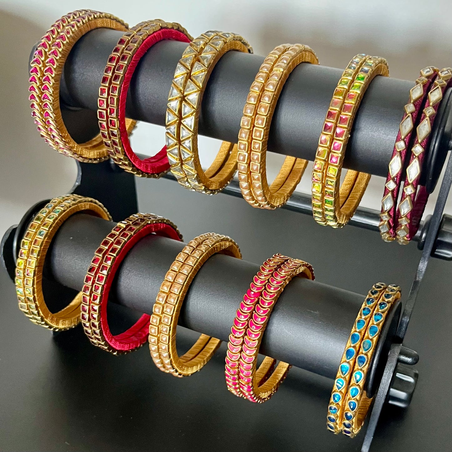 kundan bangles, single line kundan bangles, return gift bangles, wedding return gifts, party wear bangles, festive bangles, traditional bangles, colorful kundan bangles, lightweight bangles, handmade bangles, bridal accessories, mehendi favors, haldi return gifts, indian wedding gifts, ethnic jewelry, silk thread bangles, kundan jewelry, matsya boutique bangles, fancy bangles for women, return gifts for ladies