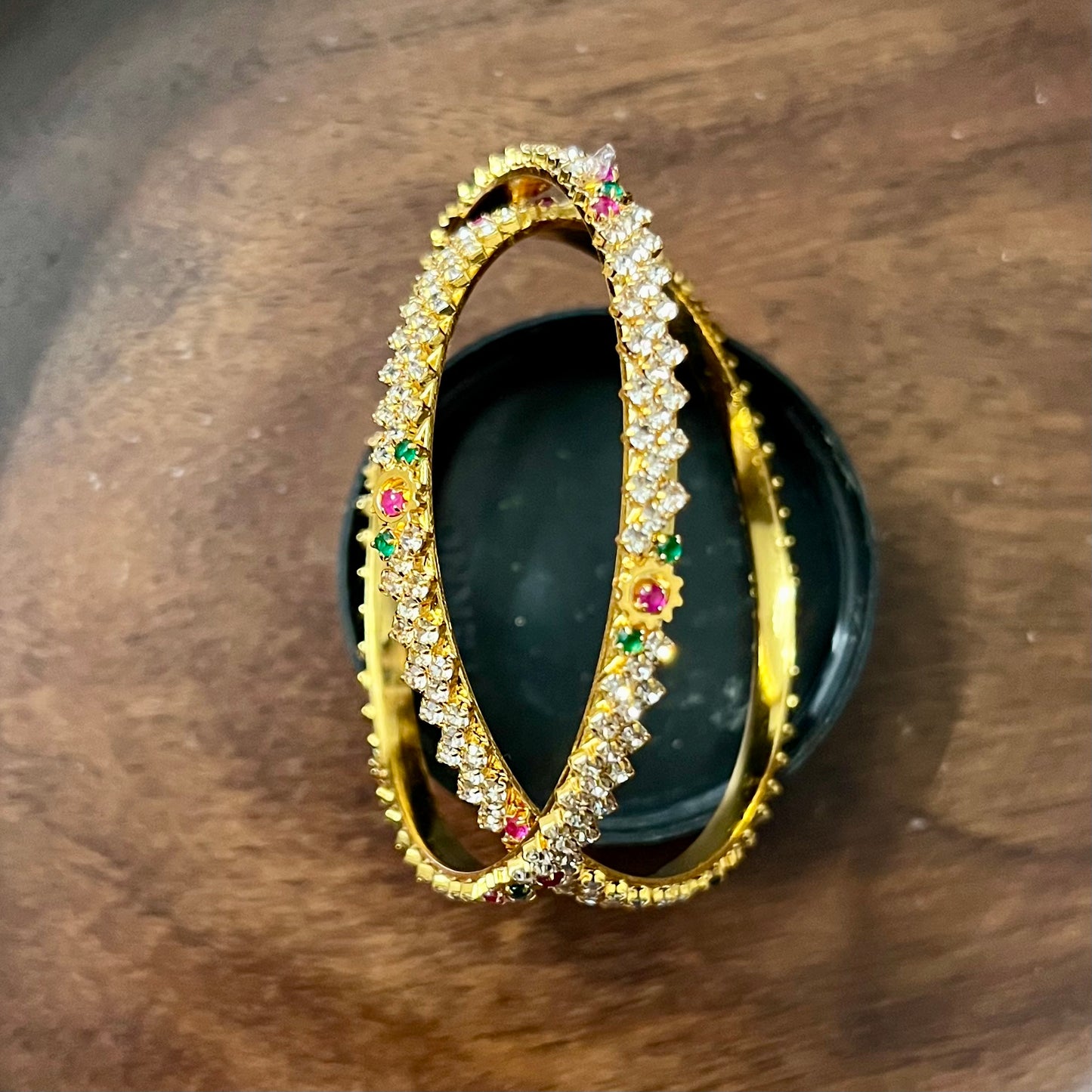 Nayika Floral CZ Bangles