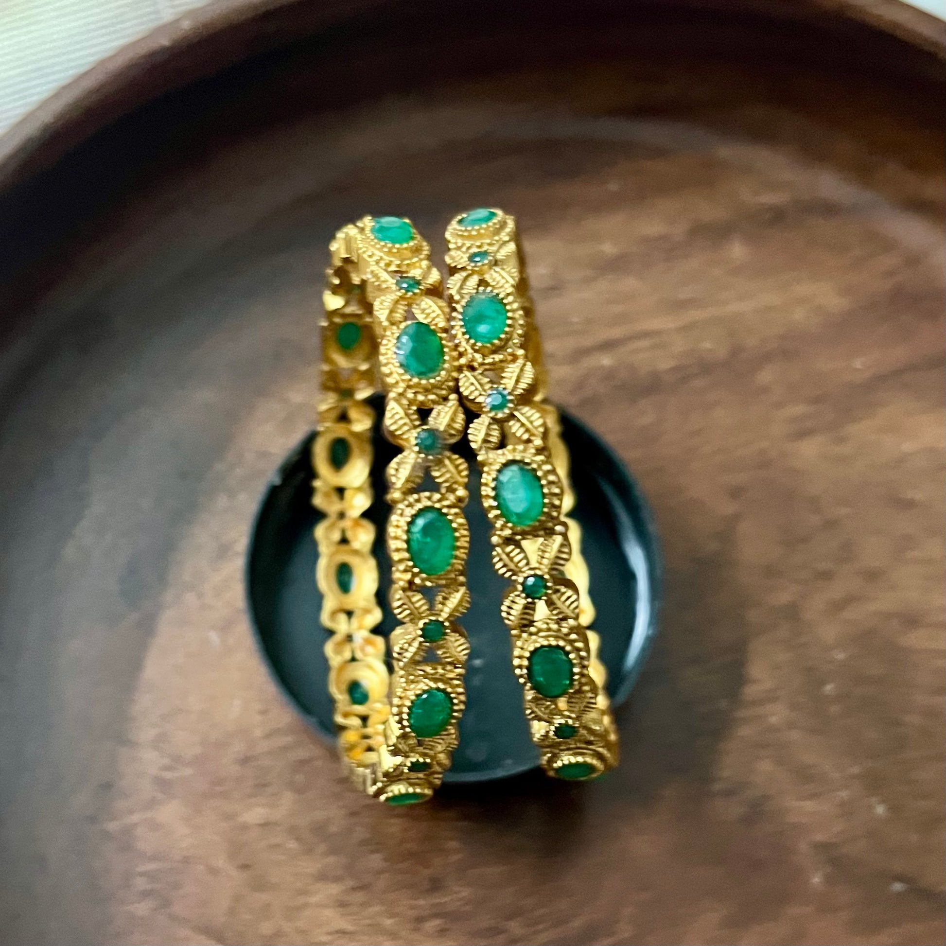 vintage gold bangles, red and green stone bangles, traditional indian bangles, antique gold bangles, temple jewelry bangles, bridal gold bangles, ruby emerald bangles, south indian bangles, kemp stone bangles, ethnic bangles for women, gold look bangles, festive wear bangles, wedding jewelry, handcrafted bangles, designer gold bangles, classic indian bangles, party wear bangles, gold plated bangles, traditional jewelry, matsya boutique bangles