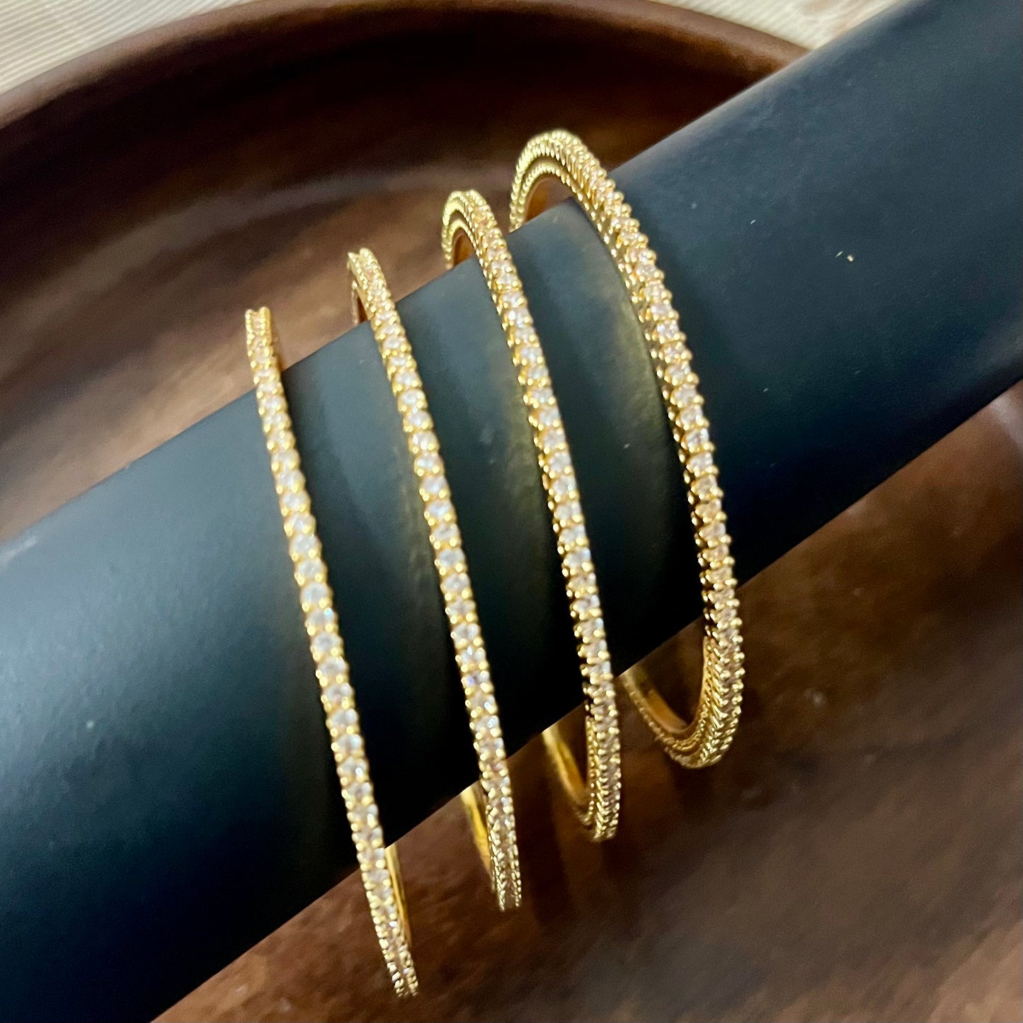 minimalist bangles, crystal bangles, pink stone bangles, gold plated bangles, dainty bangles, everyday wear bangles, party wear bangles, stackable bangles, thin bangles set, American diamond bangles, elegant bangles for women, lightweight bangles, trendy bangles, festive bangles, wedding guest jewelry, handmade bangles India, stylish bangles online, office wear bangles, fashion bangles for girls, bangle set for gifting