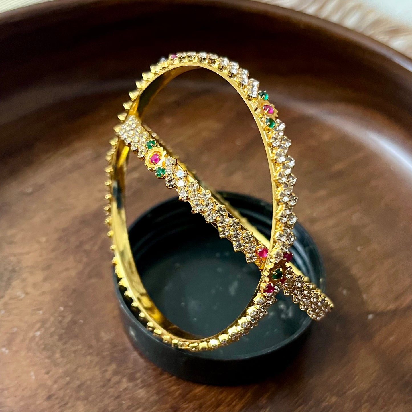 Nayika Floral CZ Bangles