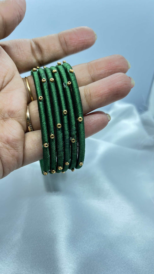 Green sugar Bead bangles - MATSYA BOUTIQUE