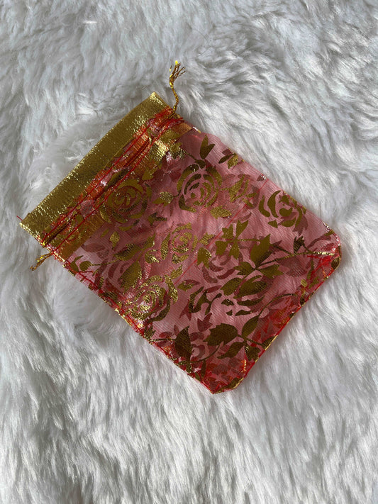 10x13cm Organza Potli - MATSYA BOUTIQUE