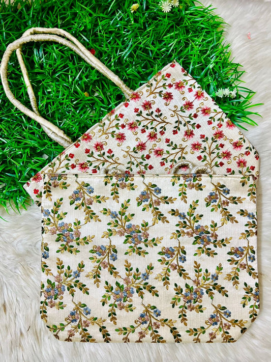 Flower Embroidery Bags - MATSYA BOUTIQUE