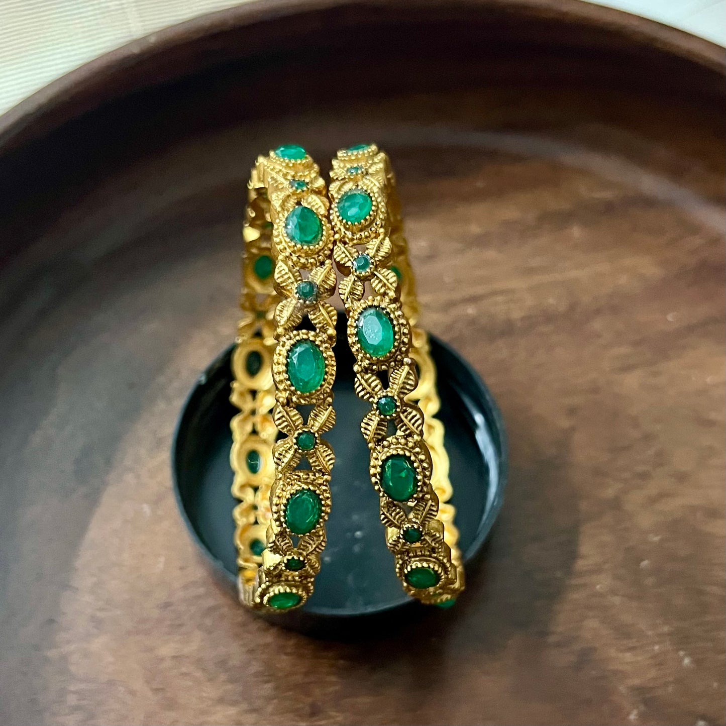 vintage gold bangles, red and green stone bangles, traditional indian bangles, antique gold bangles, temple jewelry bangles, bridal gold bangles, ruby emerald bangles, south indian bangles, kemp stone bangles, ethnic bangles for women, gold look bangles, festive wear bangles, wedding jewelry, handcrafted bangles, designer gold bangles, classic indian bangles, party wear bangles, gold plated bangles, traditional jewelry, matsya boutique bangles