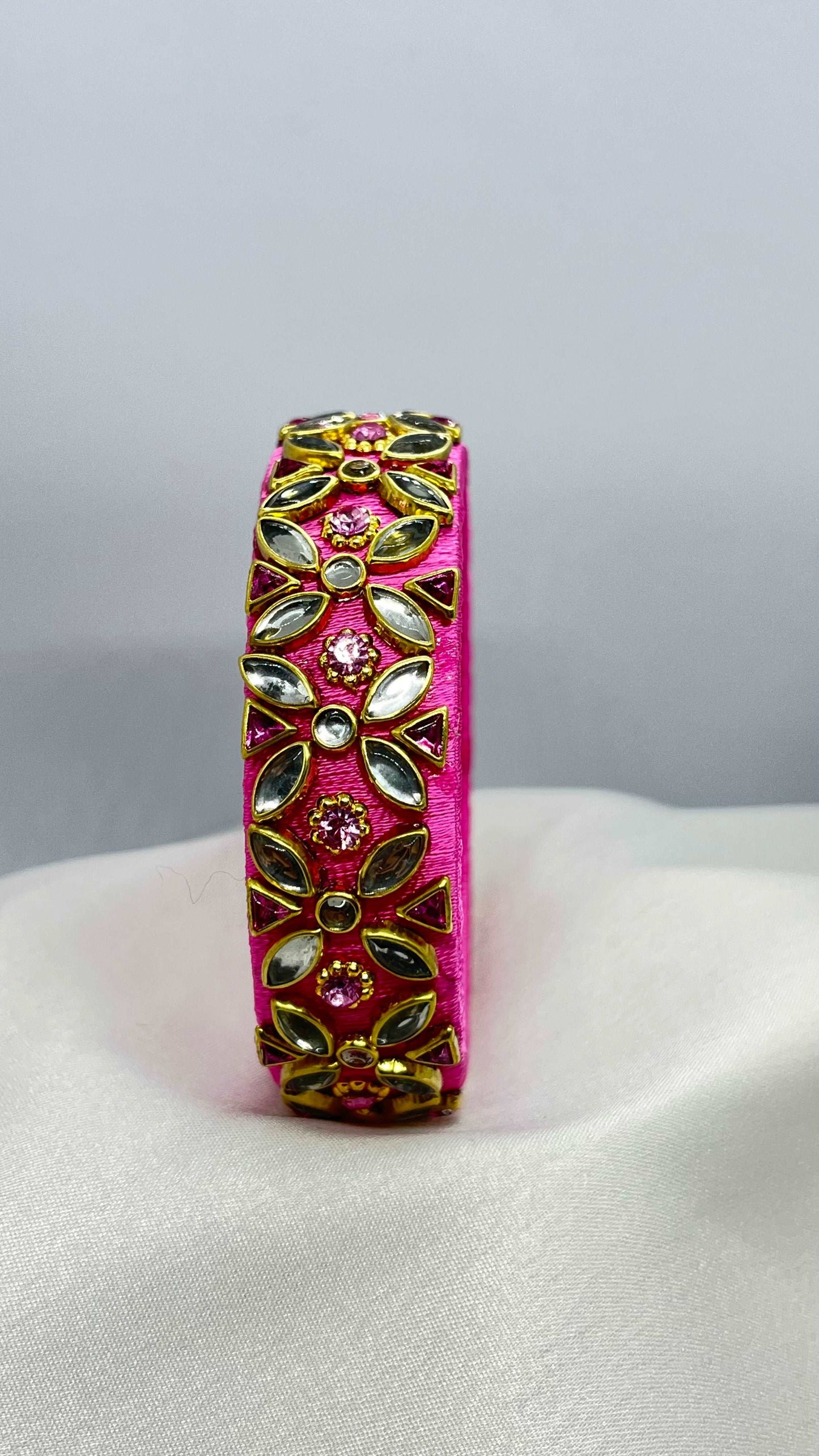 Pink Single Kada bangle - MATSYA BOUTIQUE