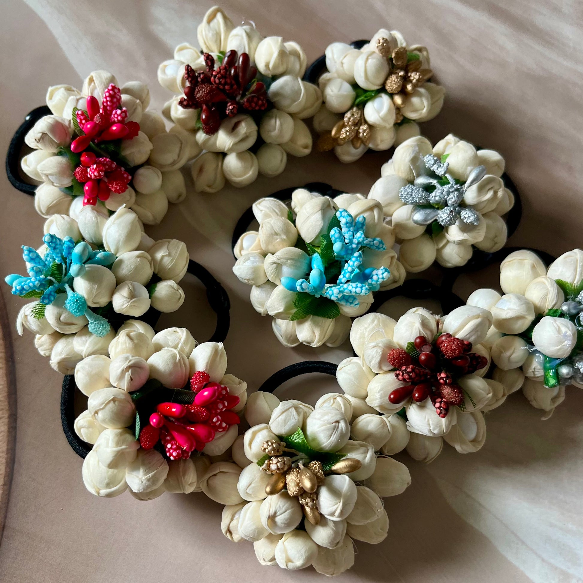 jasmine hair band, mogra hair band, floral hair accessories, artificial flower hair band, traditional hair band, Indian hair accessories, gajra hair band, wedding hair accessories, handmade hair band, festive hair band, jasmine gajra, flower hair band for women, chameli hair band, ethnic hair accessories, bridal hair accessories