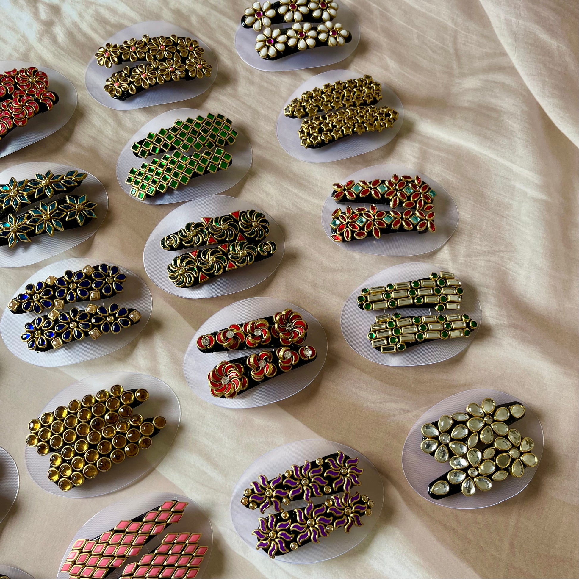 kundan hair clips, tic tac clips, traditional hair accessories, bridal hair clips, ethnic hair clips, kundan accessories, festive hair accessories, Indian hair jewelry, handmade hair clips, designer tic tac clips, kundan tic tac pins, embellished hair clips, party wear hair accessories, kundan style hair pins, hair clips for lehenga, kundan bridal accessories, Indian wedding hair clips, hair clips for saree, kundan embellished tic tac, hair accessories for women