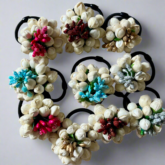 jasmine hair band, mogra hair band, floral hair accessories, artificial flower hair band, traditional hair band, Indian hair accessories, gajra hair band, wedding hair accessories, handmade hair band, festive hair band, jasmine gajra, flower hair band for women, chameli hair band, ethnic hair accessories, bridal hair accessories