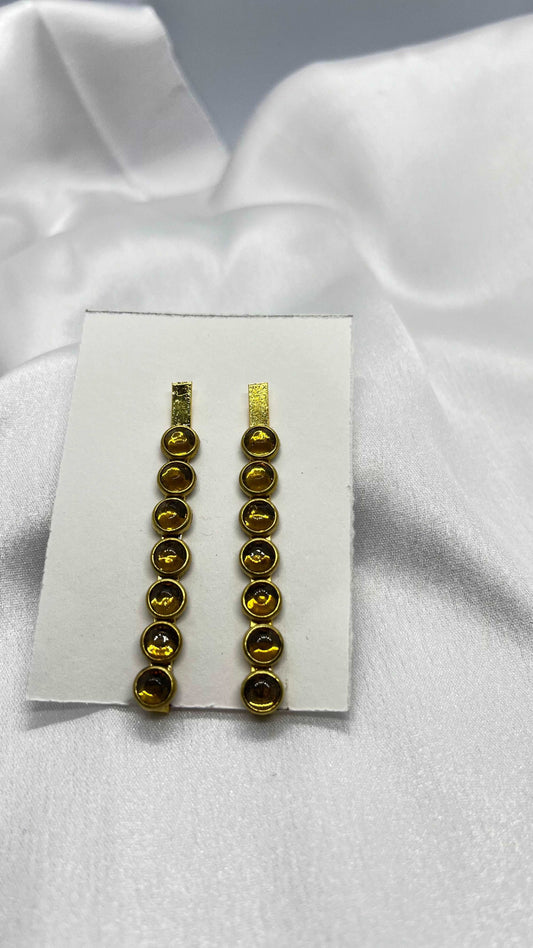 Gold round hair pin - MATSYA BOUTIQUE