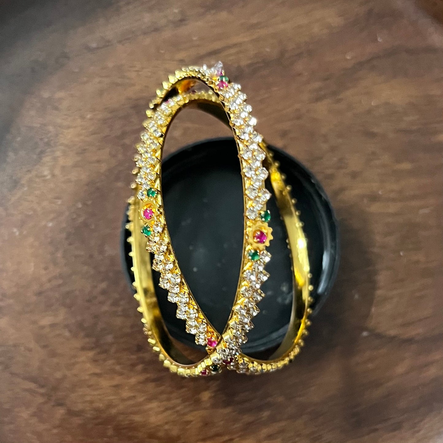 Nayika Floral CZ Bangles