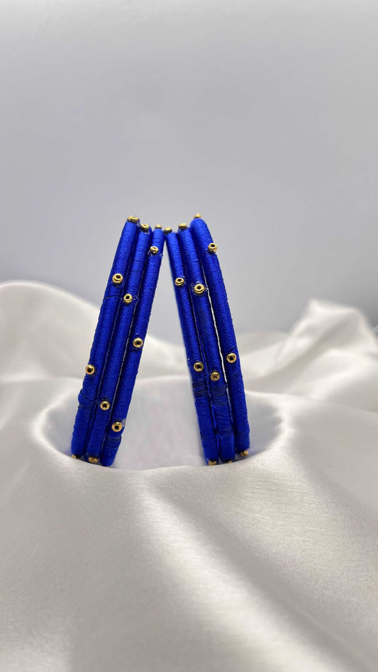 Dark blue sugar beads Bangles - MATSYA BOUTIQUE