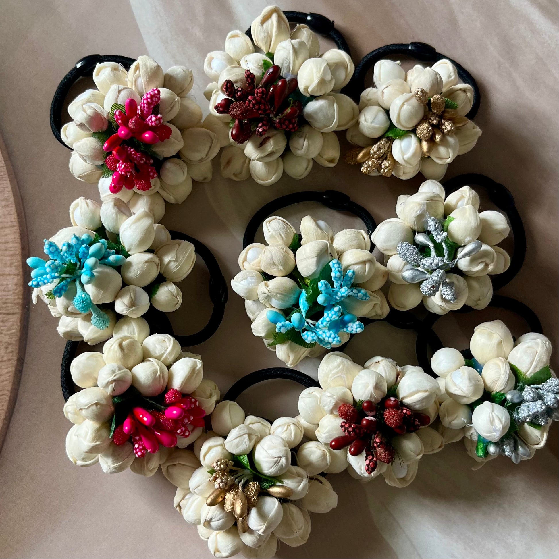 jasmine hair band, mogra hair band, floral hair accessories, artificial flower hair band, traditional hair band, Indian hair accessories, gajra hair band, wedding hair accessories, handmade hair band, festive hair band, jasmine gajra, flower hair band for women, chameli hair band, ethnic hair accessories, bridal hair accessories