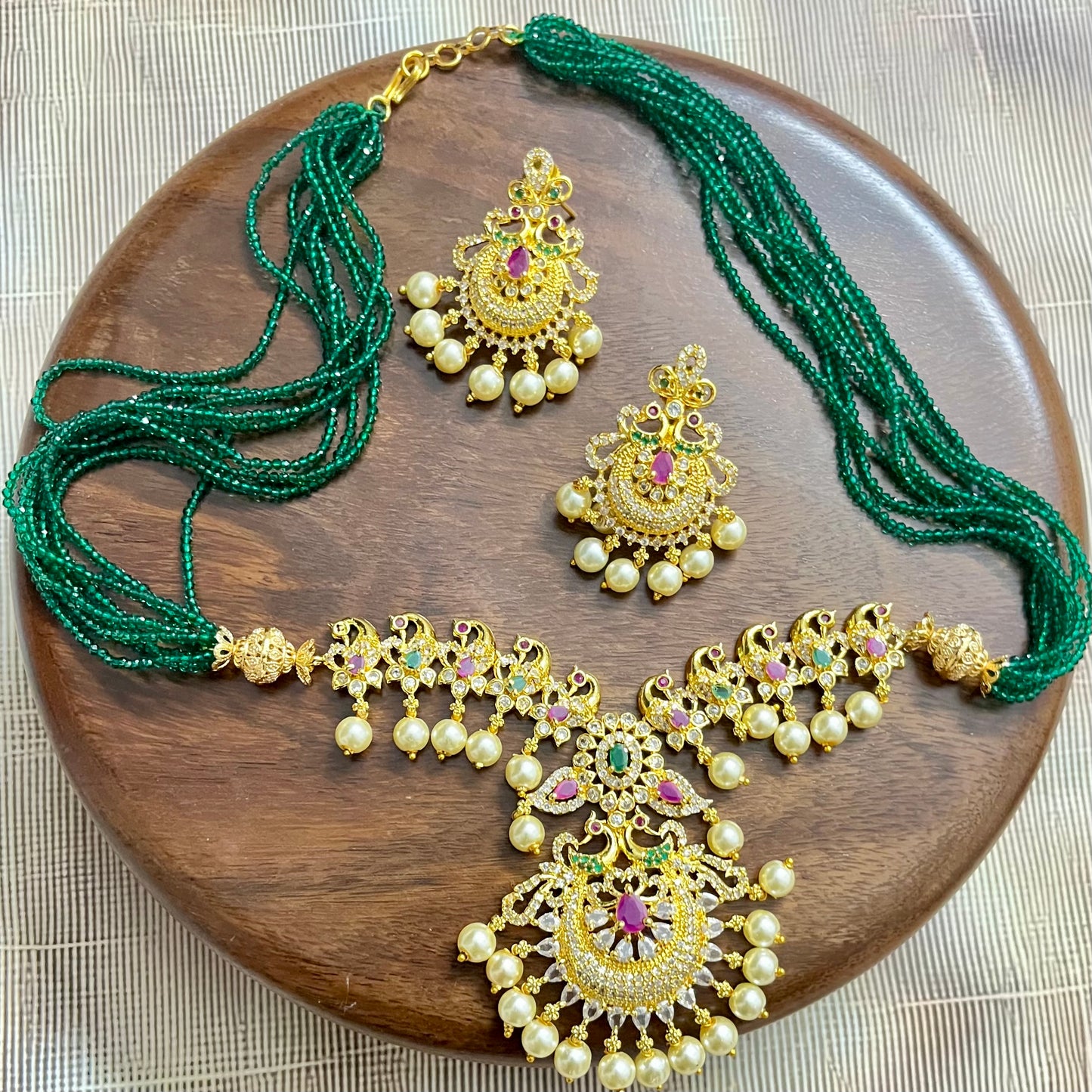 Rajamala Peacock Set