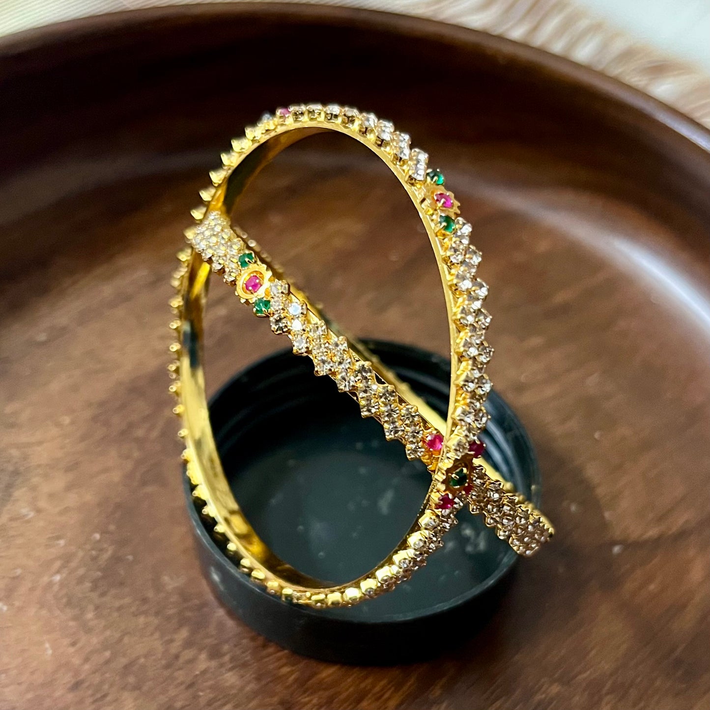 Nayika Floral CZ Bangles