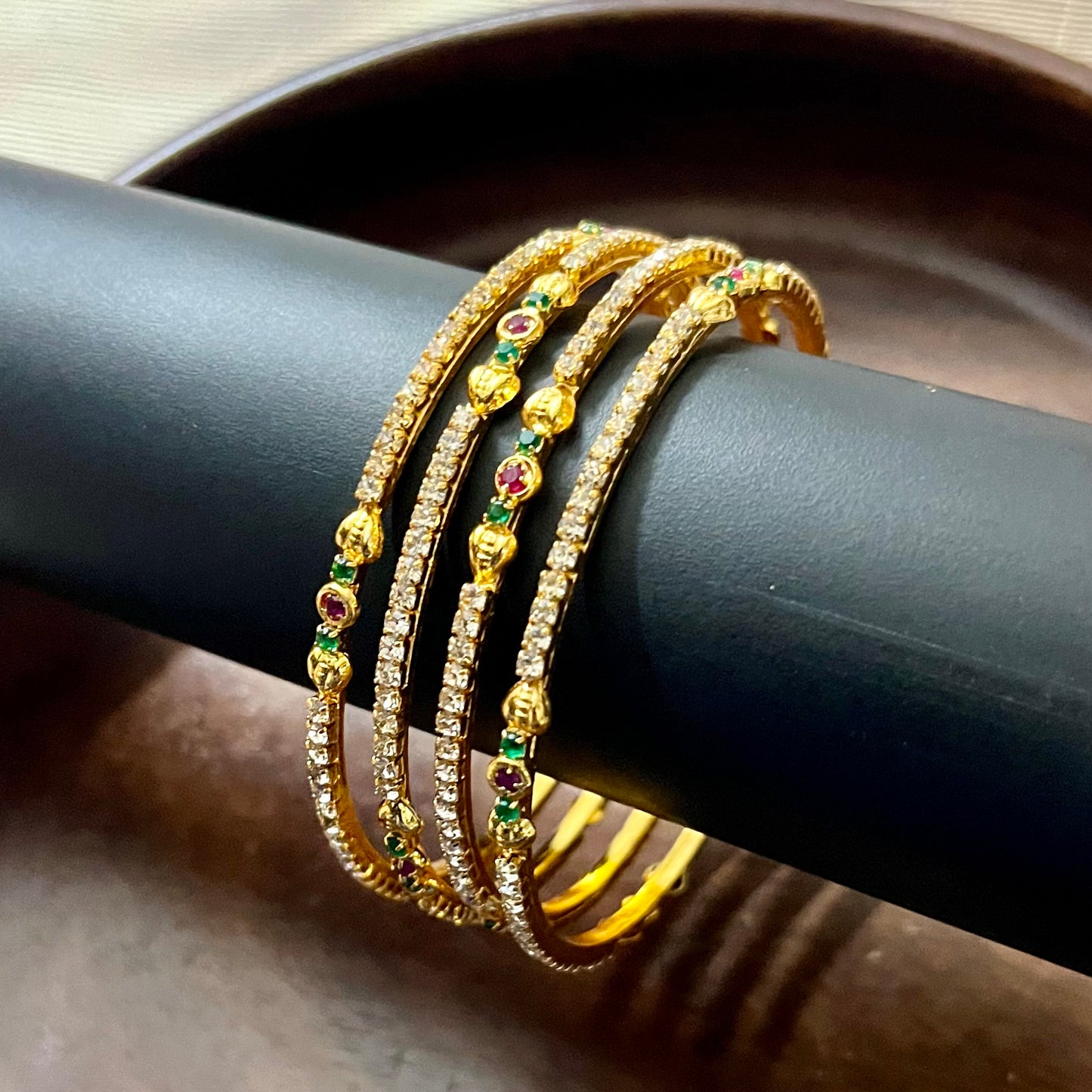 Rajkumari CZ Bloom Bangles