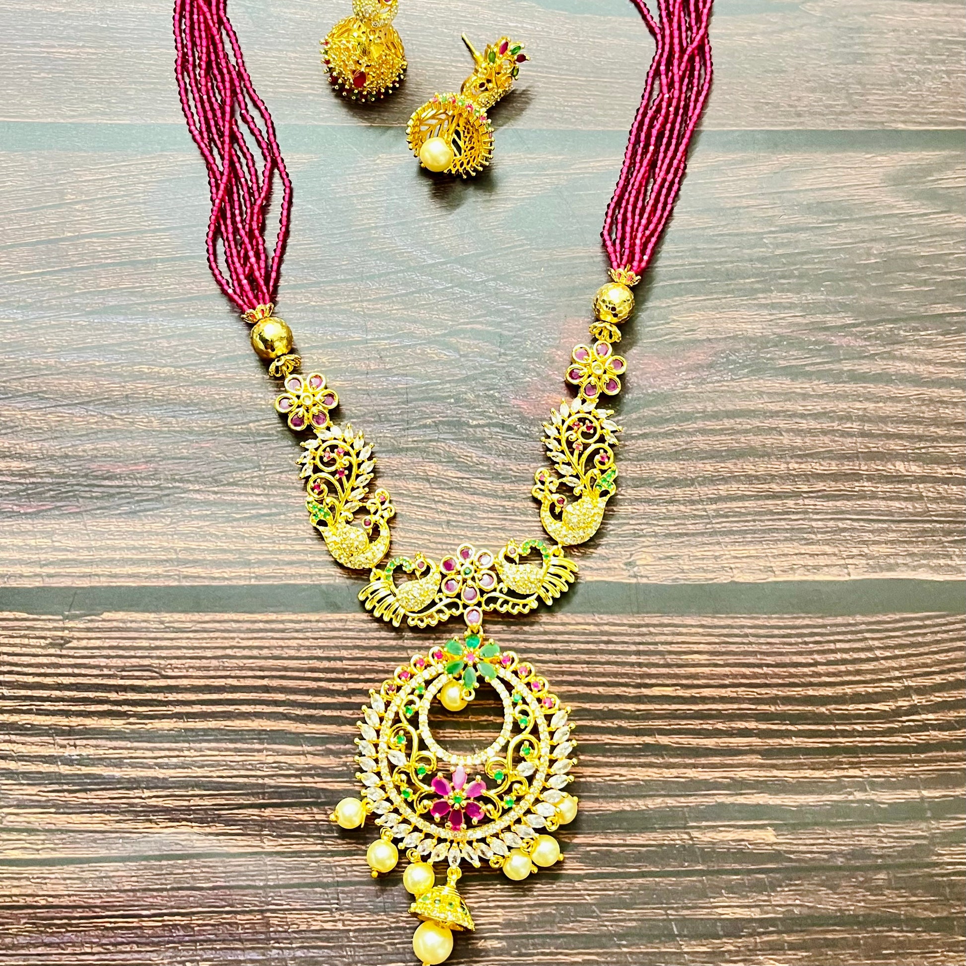 Amara Gold-Toned Haram - MATSYA BOUTIQUE