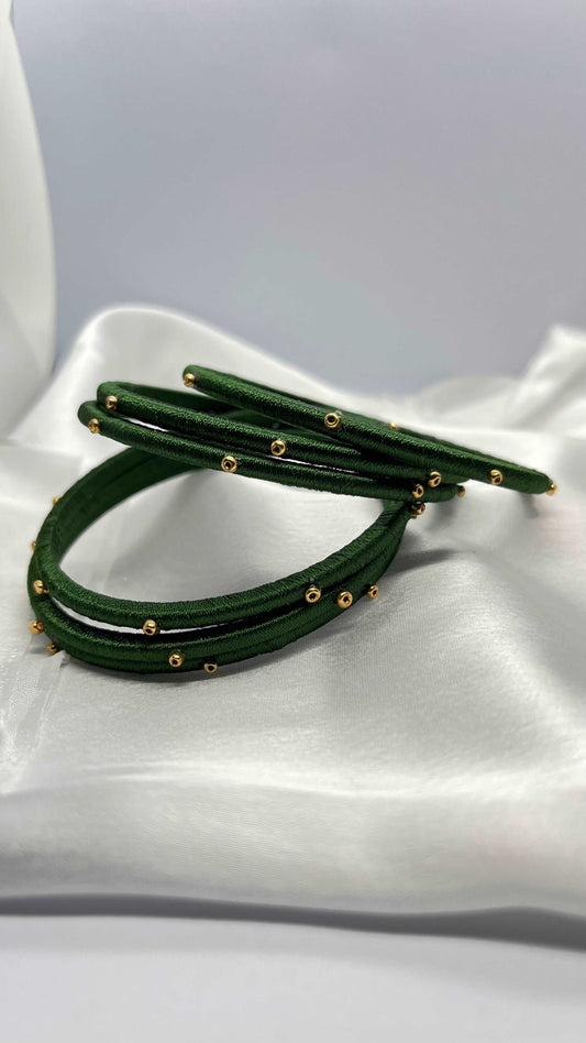 Green sugar Bead bangles - MATSYA BOUTIQUE