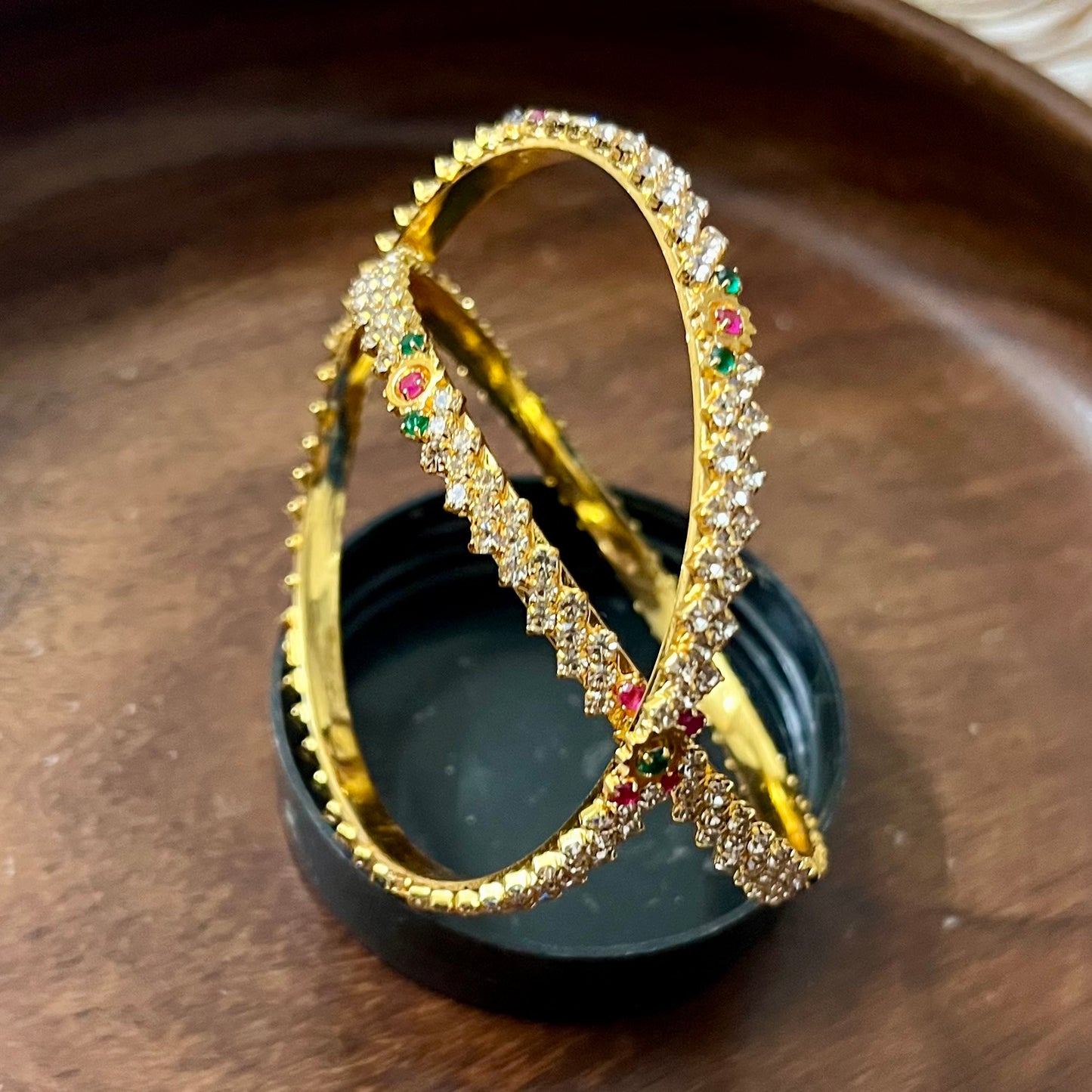 Nayika Floral CZ Bangles