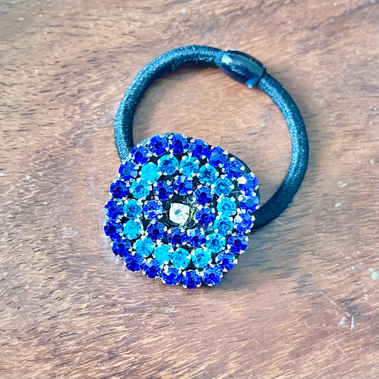 ocean spark hairband, crystal hairband, blue hair accessory, rhinestone hairband, floral hairband, party hair accessory, handmade hairband, sparkly hair tie, girls hairband, stylish hairband, trendy hair accessories, elegant hairband, festive hairband, bridal hair accessory, premium hairband for women