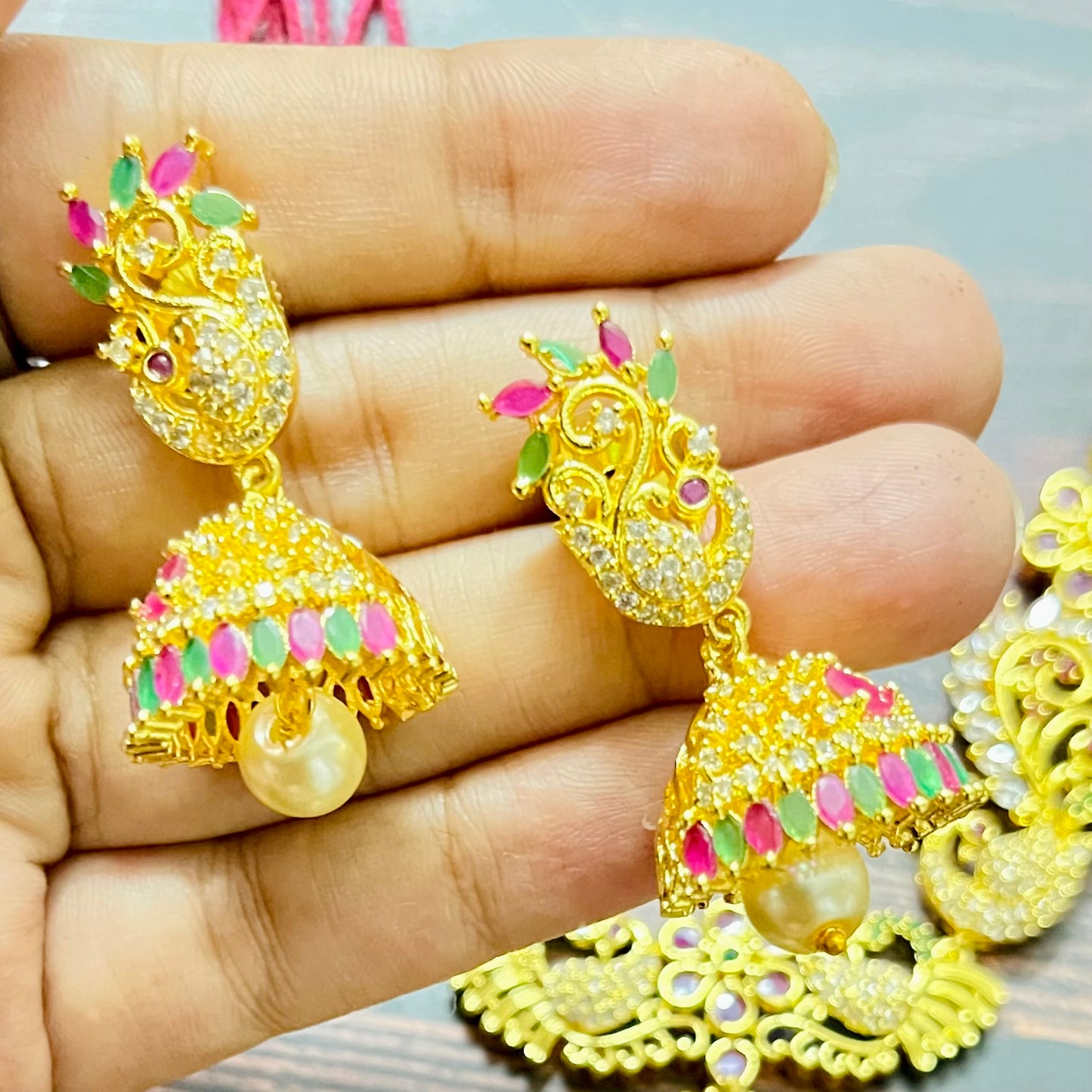 Amara Gold-Toned Haram - MATSYA BOUTIQUE