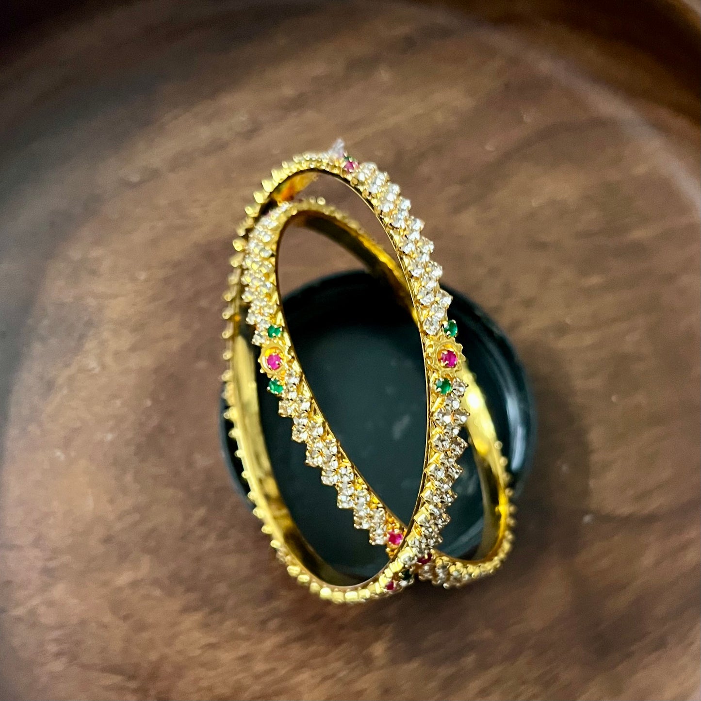 Nayika Floral CZ Bangles