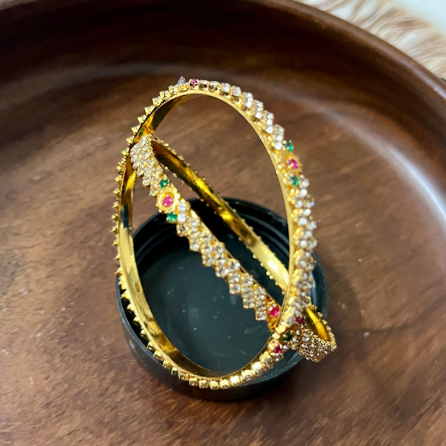 Nayika Floral CZ Bangles