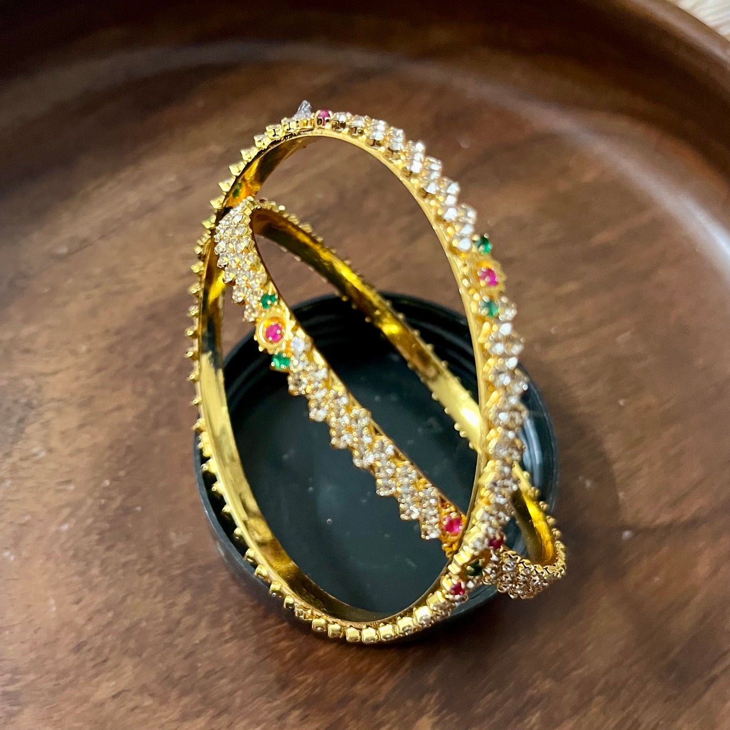 Nayika Floral CZ Bangles