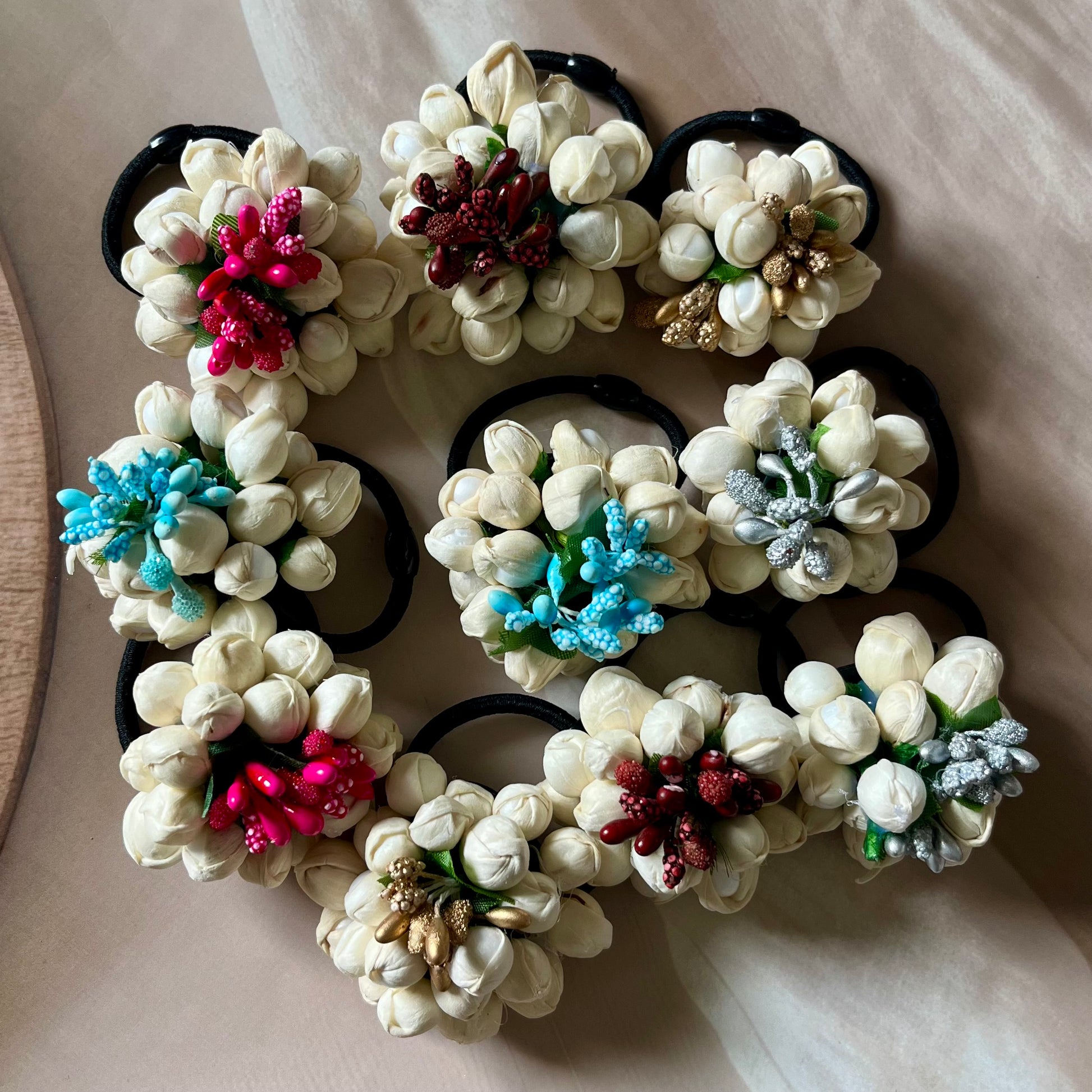 jasmine hair band, mogra hair band, floral hair accessories, artificial flower hair band, traditional hair band, Indian hair accessories, gajra hair band, wedding hair accessories, handmade hair band, festive hair band, jasmine gajra, flower hair band for women, chameli hair band, ethnic hair accessories, bridal hair accessories