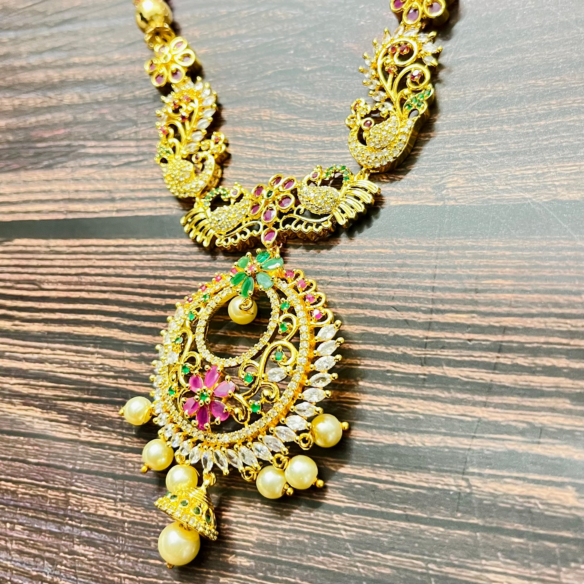 Amara Gold-Toned Haram - MATSYA BOUTIQUE