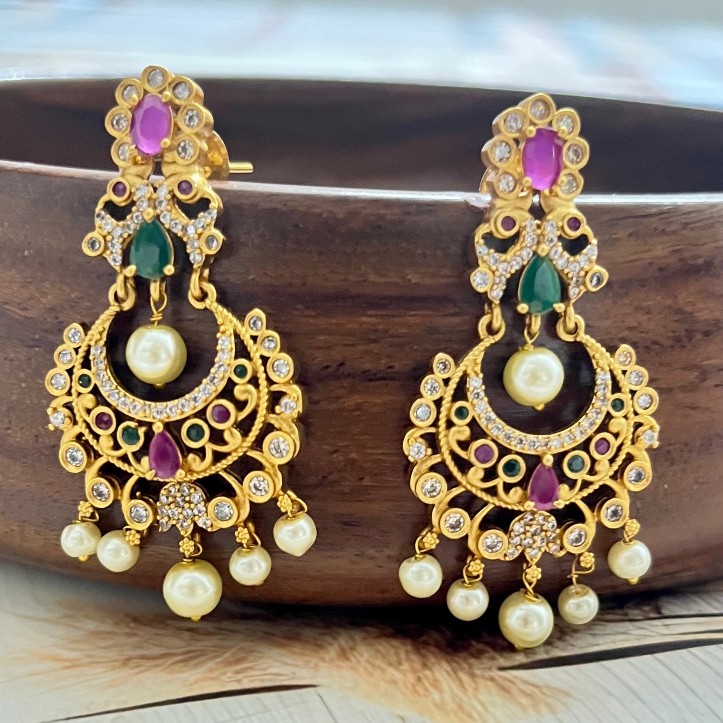 Kanaka Taarini earrings, Chanbali earrings, traditional Indian earrings, handcrafted earrings, ethnic jewelry, gold finish earrings, lightweight earrings, festival earrings, wedding jewelry, temple jewelry, Indian heritage earrings, handmade earrings, divine jewelry, goddess-inspired earrings, ethnic accessories, Indian jewelry online, statement earrings, cultural jewelry, artisan earrings, gift for her