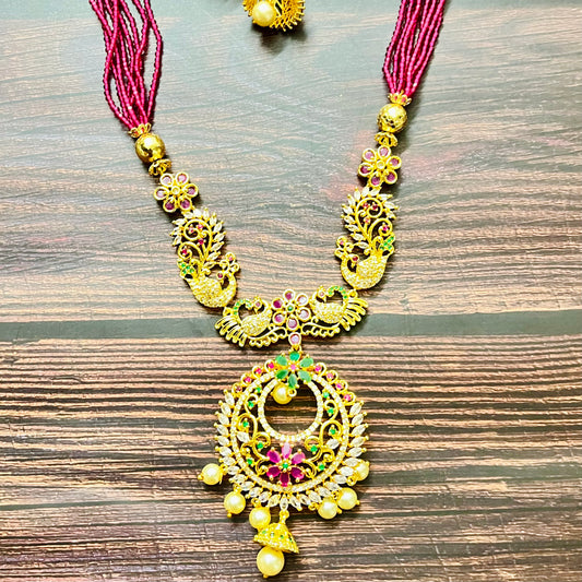 Amara Gold-Toned Haram - MATSYA BOUTIQUE