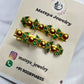 Red n green alligator clip-Alligator clips-MATSYA BOUTIQUE-MATSYA BOUTIQUE