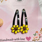 Yellow flower Tic-taç clip-TicTac-MATSYA BOUTIQUE-MATSYA BOUTIQUE