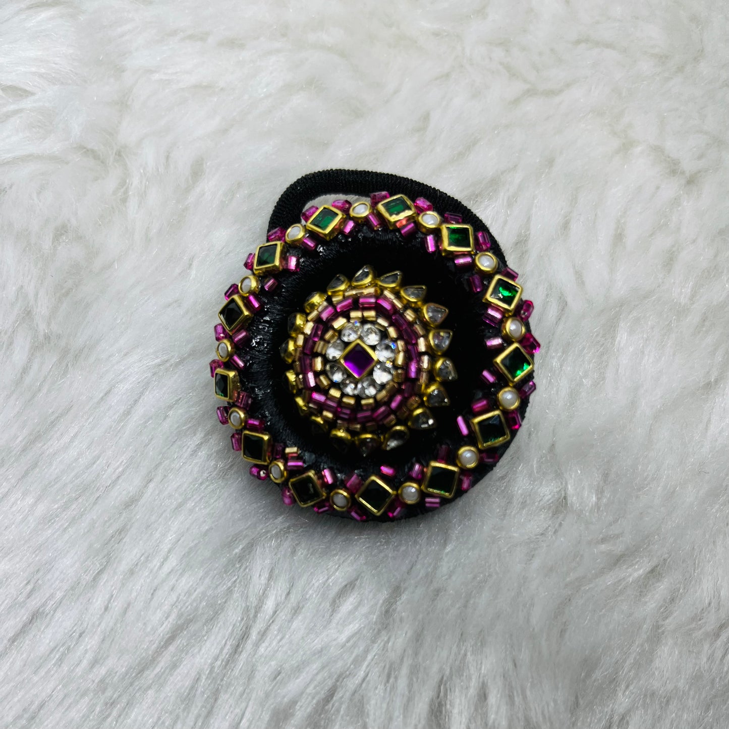 Pink Green Hairband-Hairbands-MATSYA BOUTIQUE-MATSYA BOUTIQUE