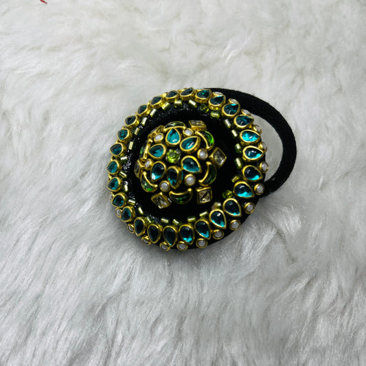 Blue Gold Hairband - MATSYA BOUTIQUE