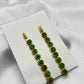 Green stone hair pin-Hair pins-MATSYA BOUTIQUE-MATSYA BOUTIQUE