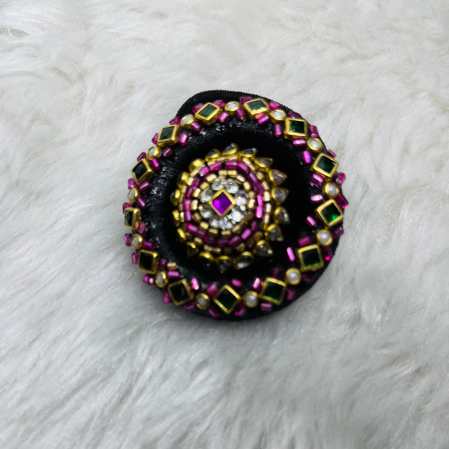 Pink Green Hairband-Hairbands-MATSYA BOUTIQUE-MATSYA BOUTIQUE