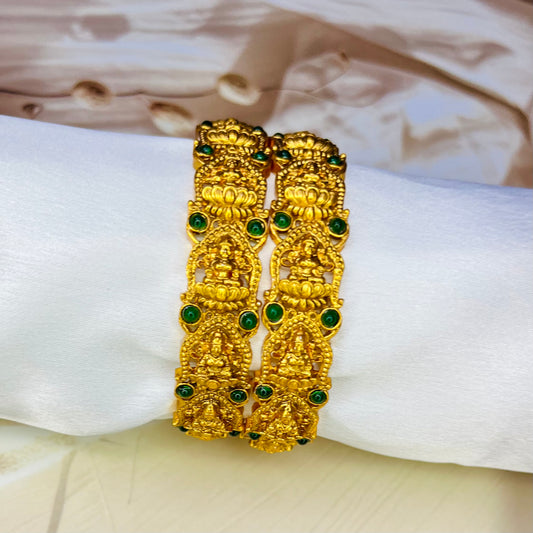 Divine Emerald-Designer Bangles-MATSYA BOUTIQUE -2.4-MATSYA BOUTIQUE