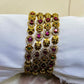 Ruby Golden Bangles-Designer Bangles-MATSYA BOUTIQUE -2.4-MATSYA BOUTIQUE