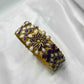 Purple Pearl-1 cut Single Kada Bangle-MATSYA BOUTIQUE-2.4-MATSYA BOUTIQUE