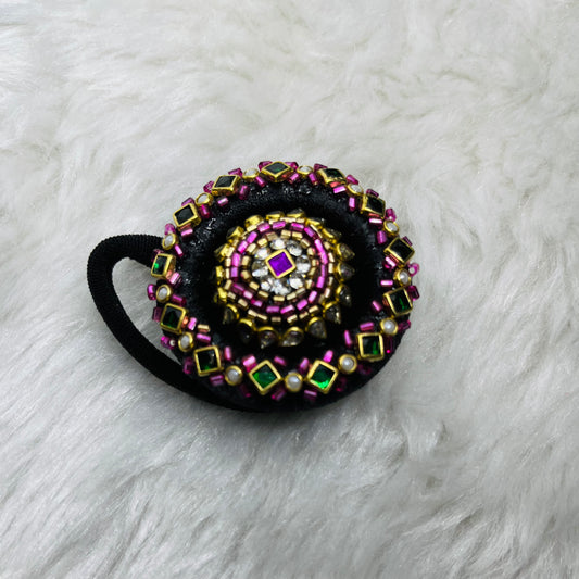 Pink Green Hairband - MATSYA BOUTIQUE