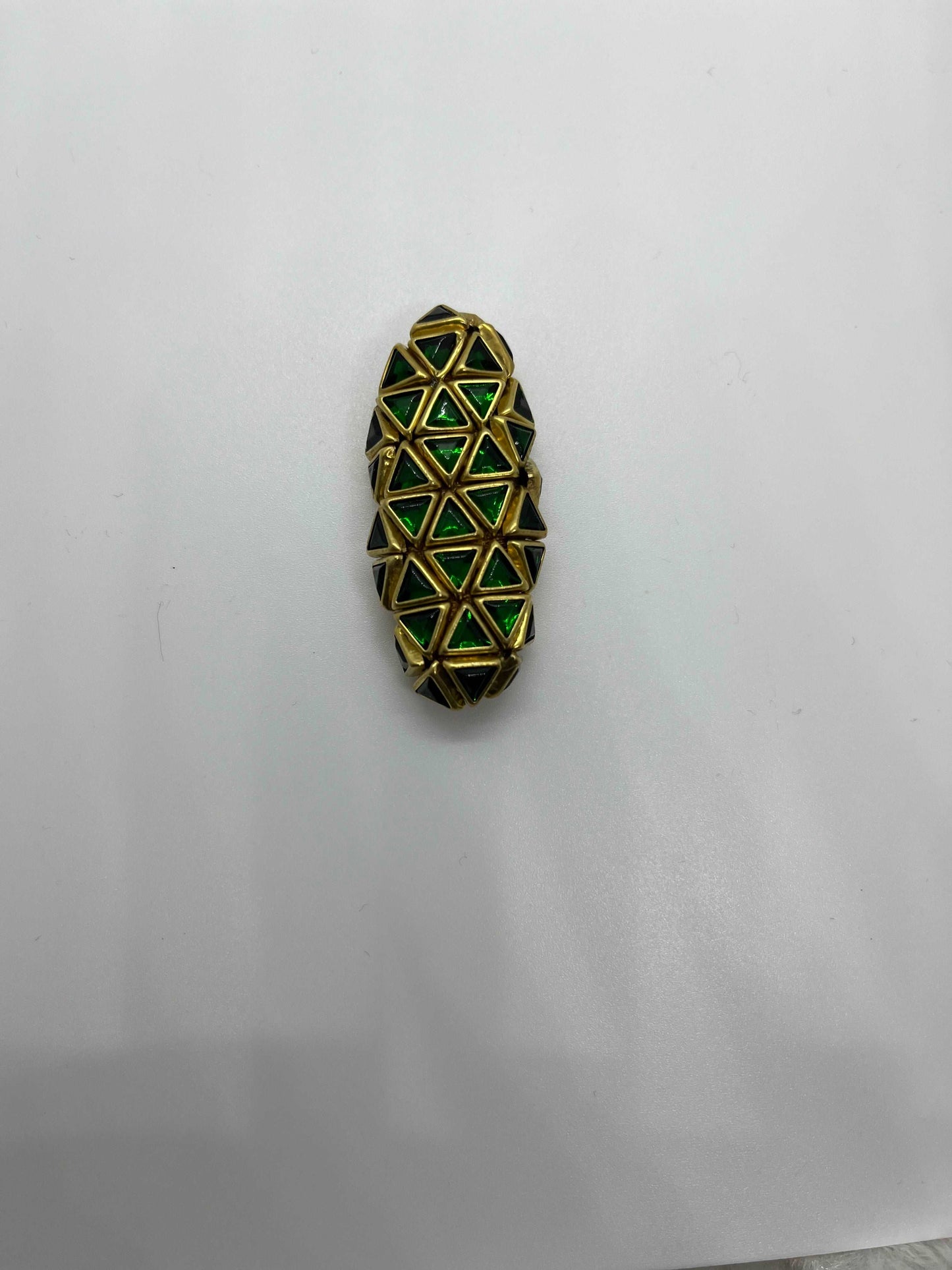 Green Brooch-Saree Brooch-MATSYA BOUTIQUE-MATSYA BOUTIQUE