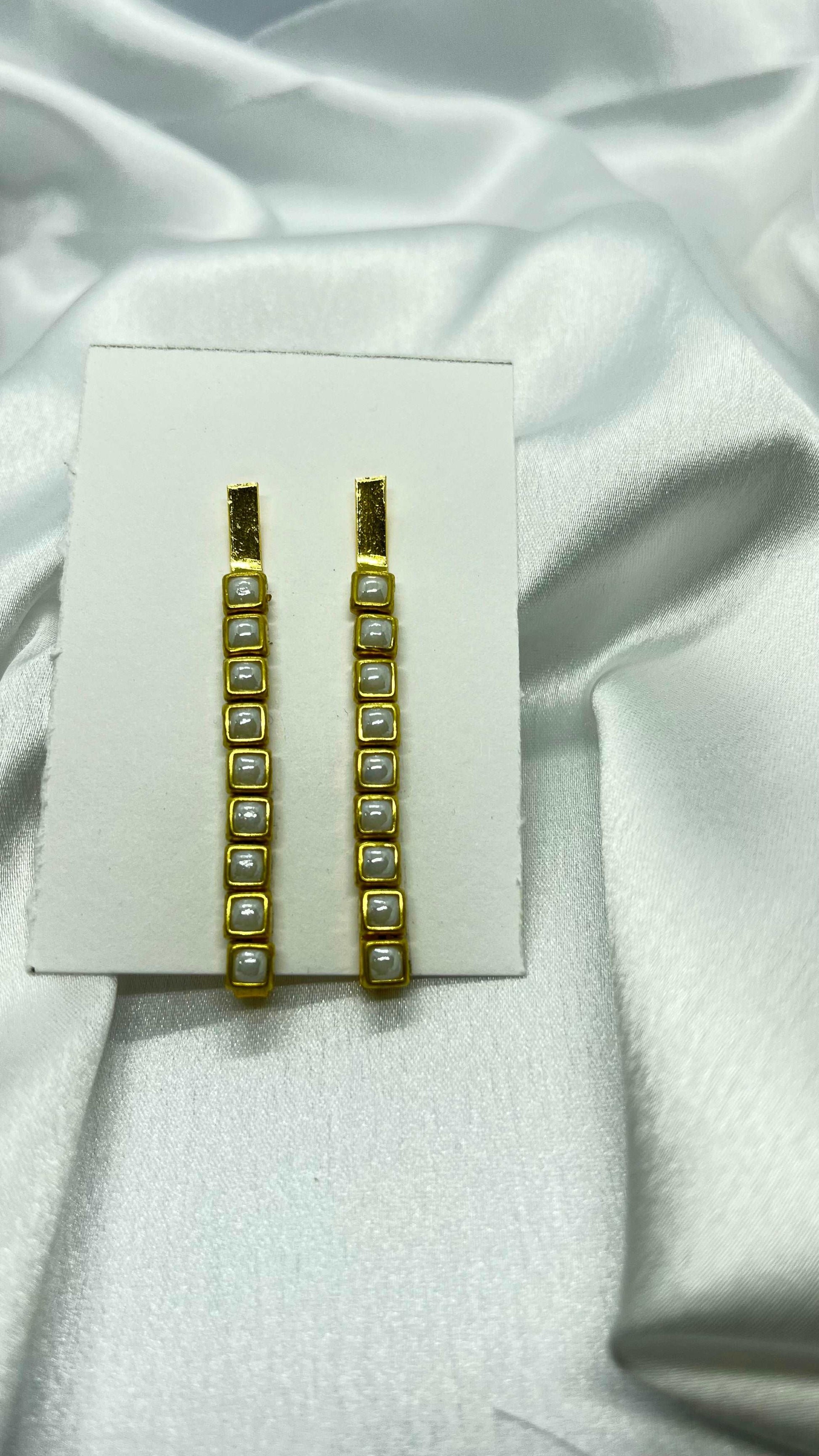 Square Pearl hair pin-Hair pins-MATSYA BOUTIQUE-MATSYA BOUTIQUE