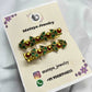 Red n green alligator clip-Alligator clips-MATSYA BOUTIQUE-MATSYA BOUTIQUE