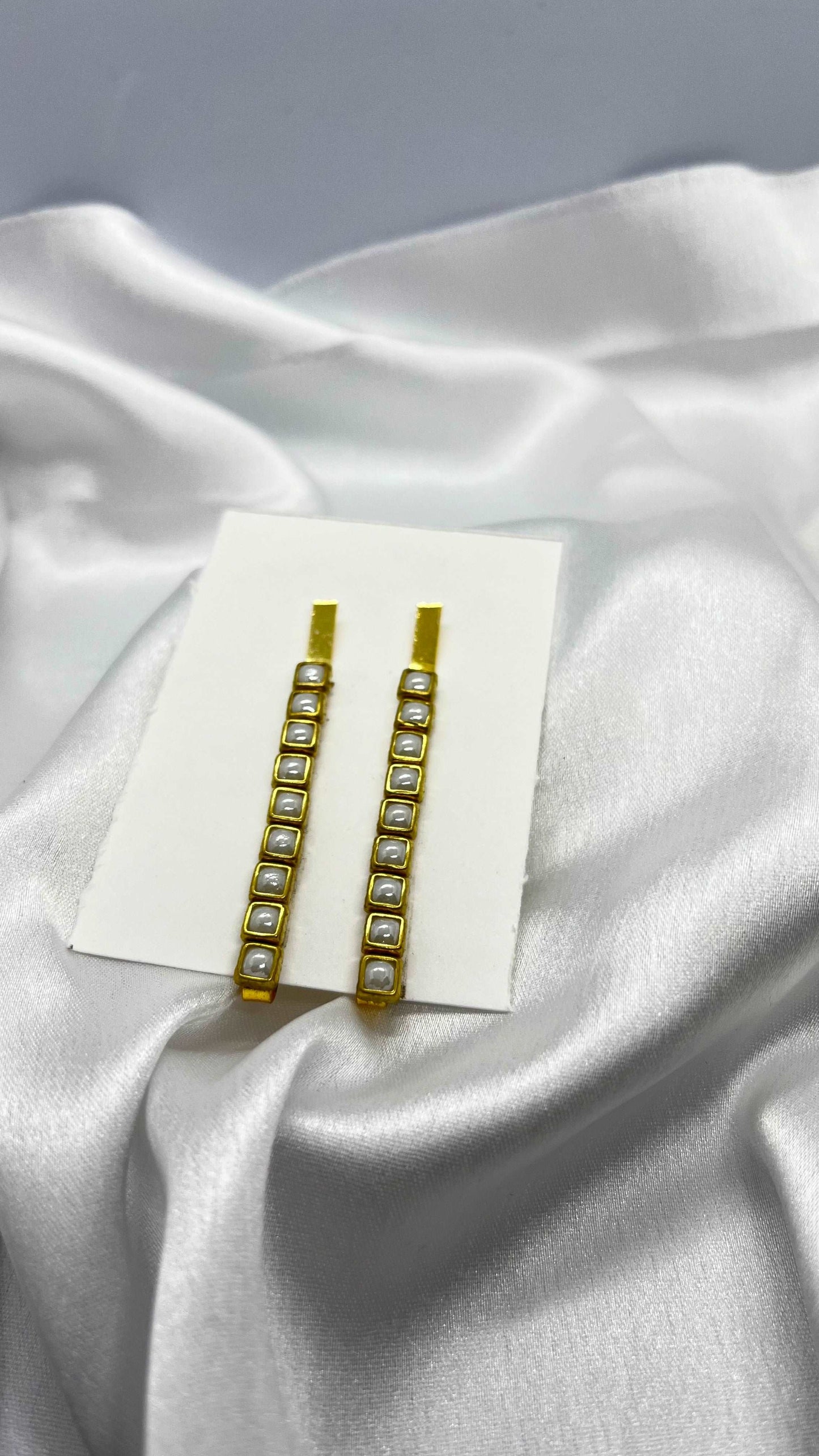 Square Pearl hair pin-Hair pins-MATSYA BOUTIQUE-MATSYA BOUTIQUE