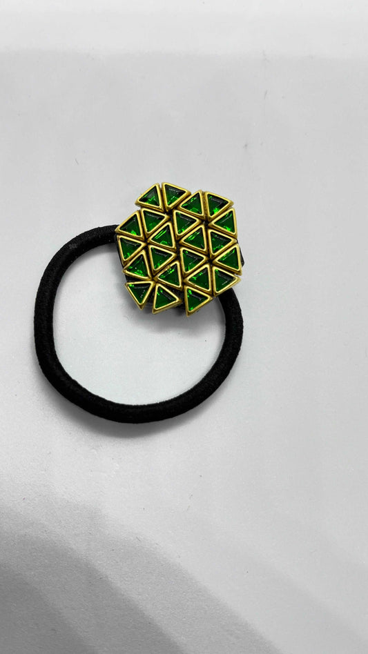 Green triangles-Hairbands-MATSYA BOUTIQUE-MATSYA BOUTIQUE