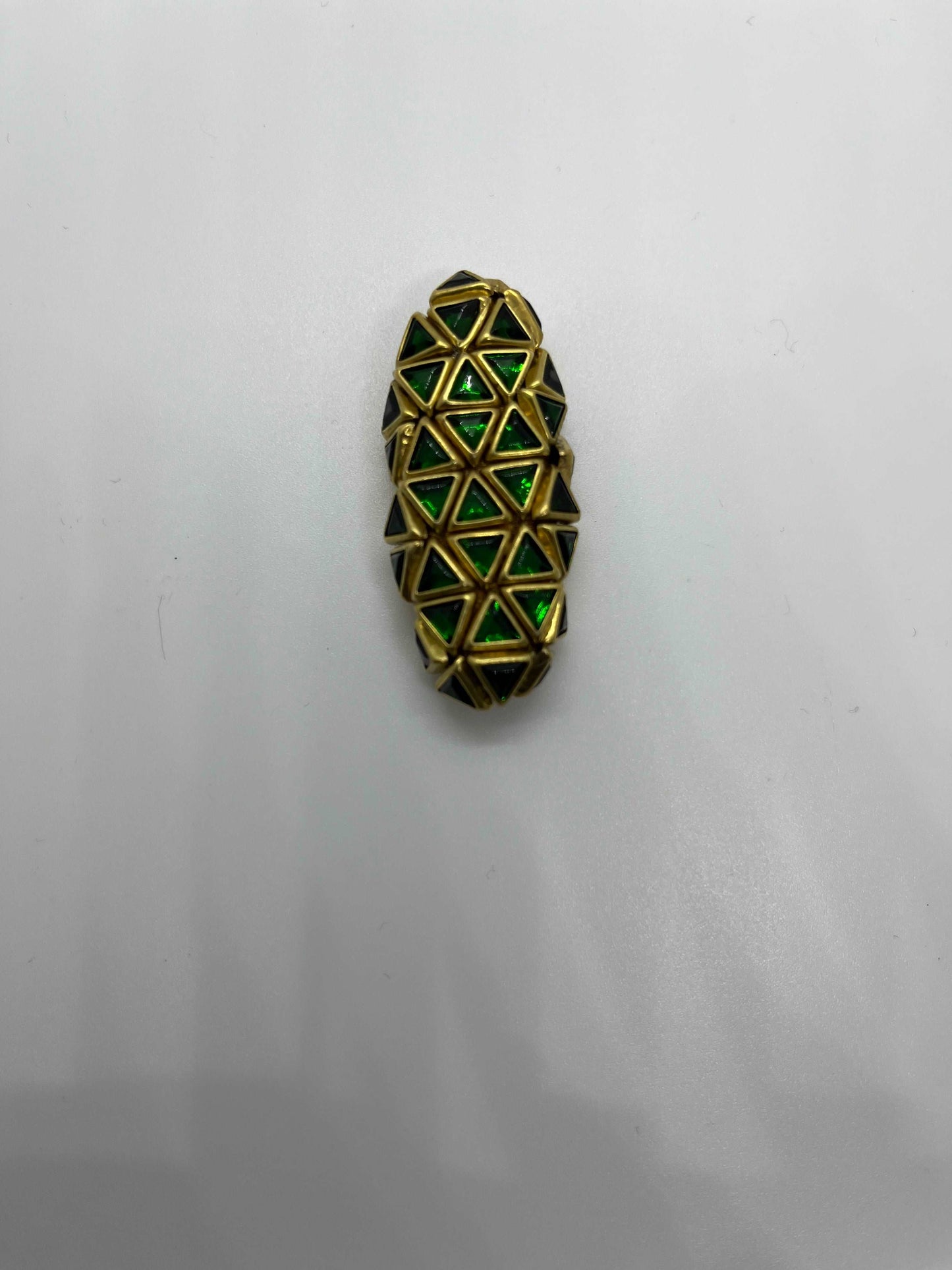 Green Brooch-Saree Brooch-MATSYA BOUTIQUE-MATSYA BOUTIQUE